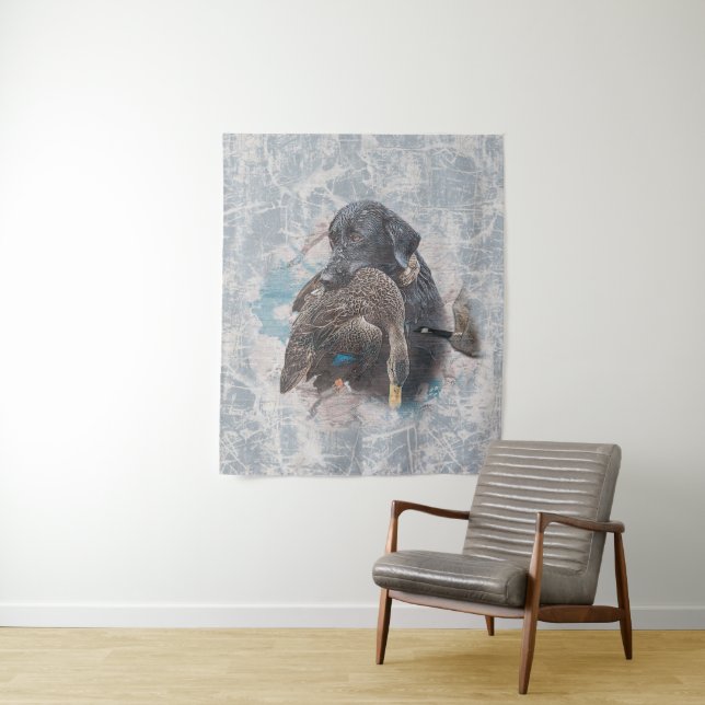 Tapiz Labrador retriever tote bag ornamento metalizado (In situ)