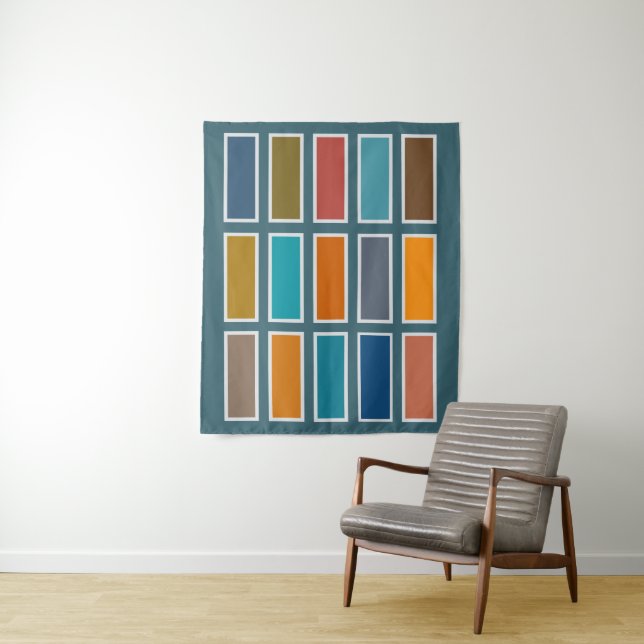 Tapiz Ladrillos de color (retro)  (In situ)
