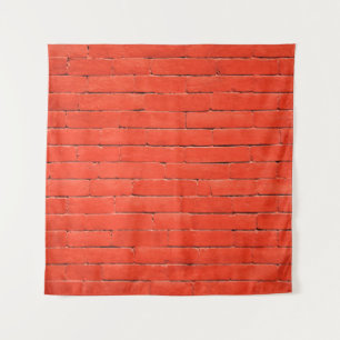 Tapiz Ladrillos rojos en la pared de ladrillos