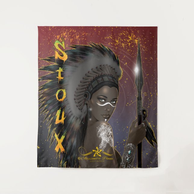 Tapiz Lady Sioux (Anverso)