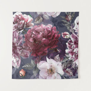 Tapiz lápiz vintage floral colorido patrón sin costura