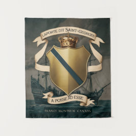 Tapiz Laporte dit Saint Georges Coat of Arms 1
