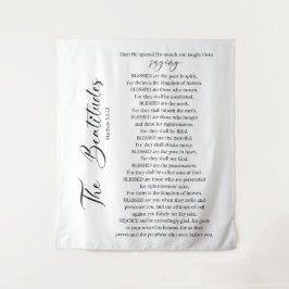 Tapiz Las Bestias Mateo 5:2-12 Escritura Biblia