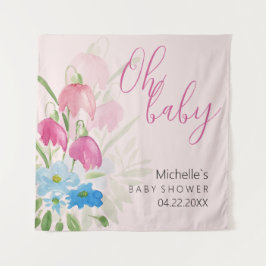 Tapiz Las Flores De Primavera Coloridas Únicas