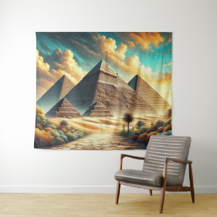 Tapiz Las Grandes Pirámides de Giza Egipto Viajes