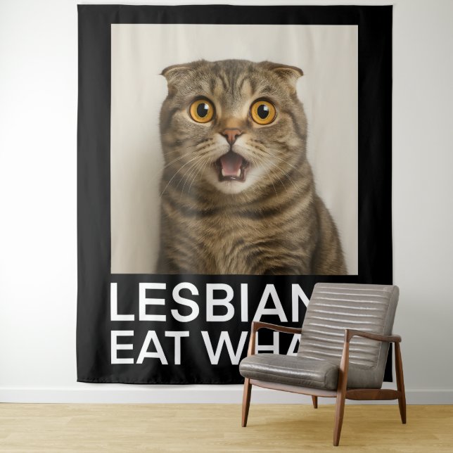 Tapiz Las lesbianas comen qué divertido (In situ)