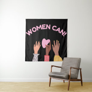 Tapiz Las mujeres pueden ser feministas