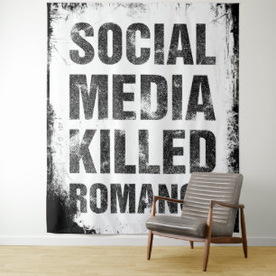 Tapiz Las redes sociales mataron el romance