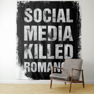 Tapiz Las redes sociales mataron el romance
