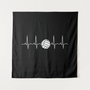 Tapiz Latido del Corazón de Balón de Voleibol