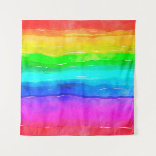 Tapiz Lavado de pintura de acuarela