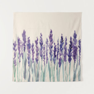 Tapiz Lavanda francesa: Ilustracion acuarela