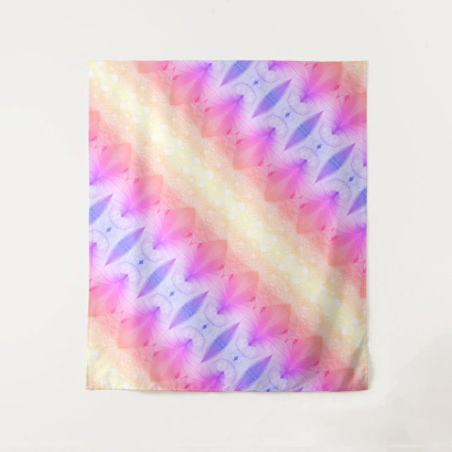 Tapiz Lavender Crocus 2 Ikat Ipanema (Anverso)