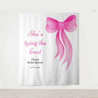 Tapiz Lazo Rosa Ella Está Atando el Nudo Despedida de So