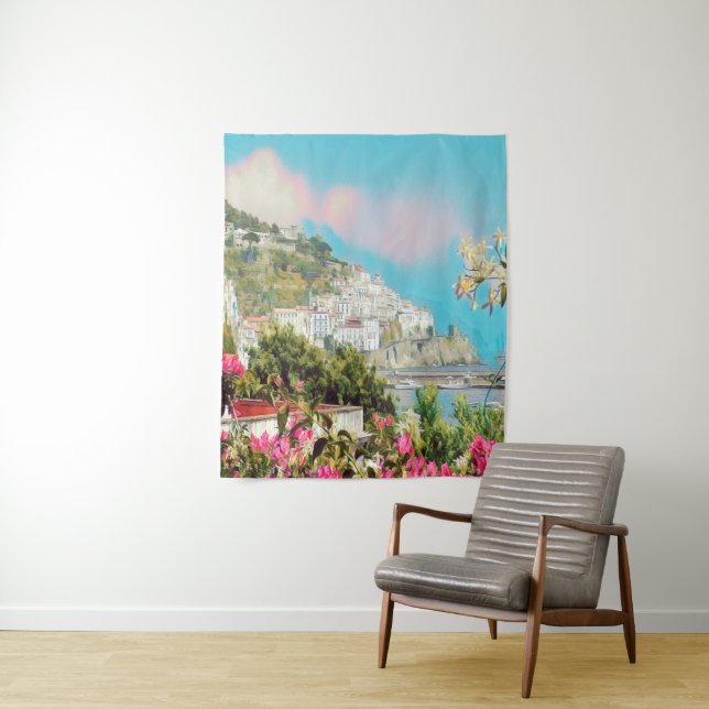 Tapiz ldp AMALFI - panorama - costa de Amalfi - (In situ)