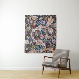 Tapiz Lechuza y flores, William Morris