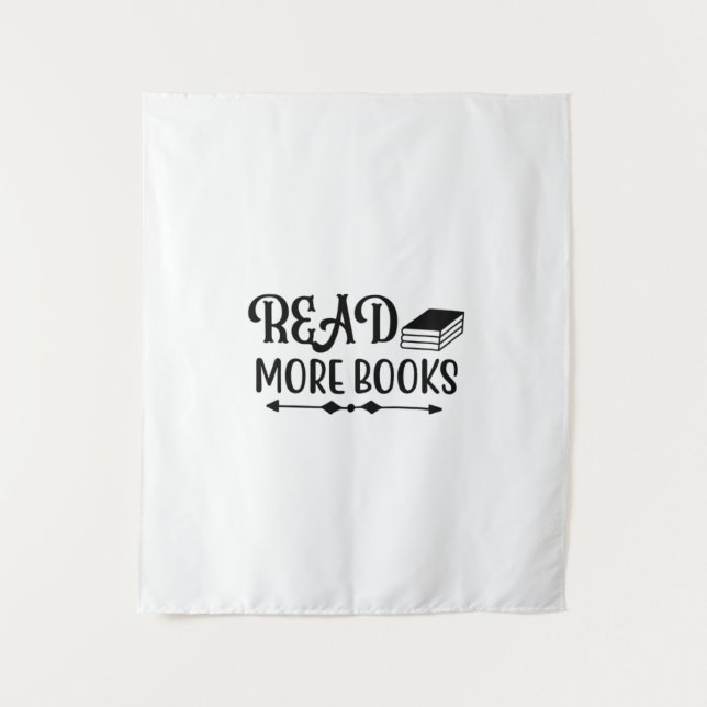 Tapiz Leer arte Leer más libros (Anverso)