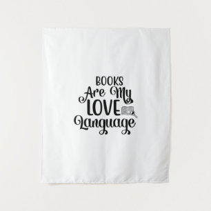 Tapiz Leer libros de arte es mi lenguaje de amor
