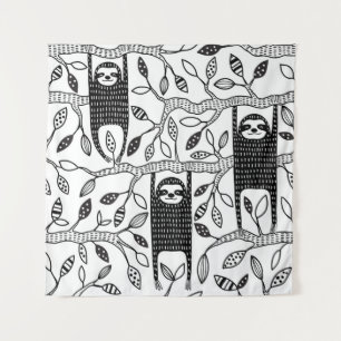 Tapiz Lemas enfriadas: Patrón animal lindo.