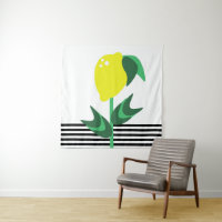 Lemon Fruit Garden Plant Stripes