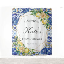 Lemon Mosaic Tiles Despedida de Soltera Bienvenida