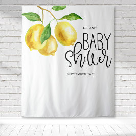 Tapiz Lemon Watercolor Baby Shower