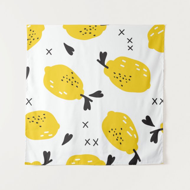 Tapiz Lemones de Nueva York: Recortes de cosecha (Anverso)