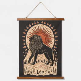 Tapiz Leo Celestial Zodiac Art