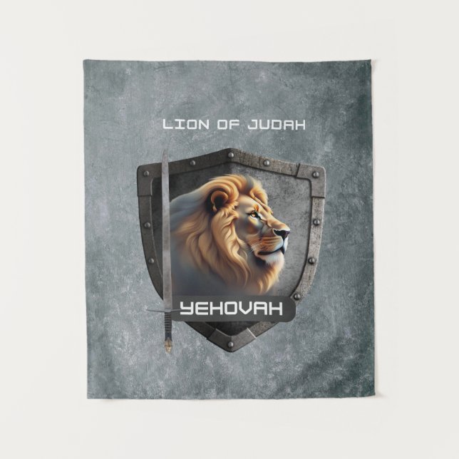 Tapiz León De Judá Yehovah (Anverso)