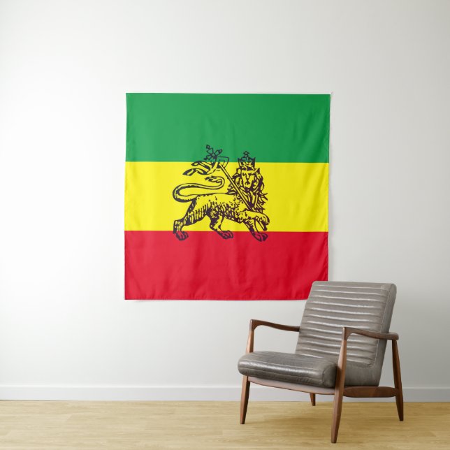 Tapiz León de la Bandera Etíope de Judá (In situ)