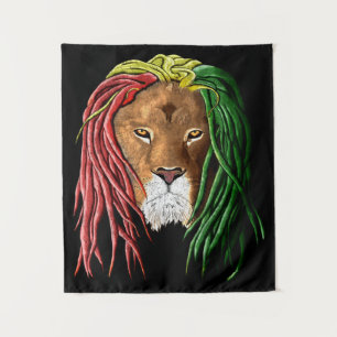 Tapiz León de Rastafari