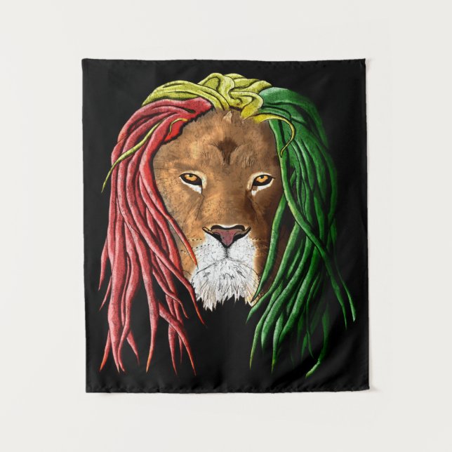 Tapiz León de Rastafari (Anverso)