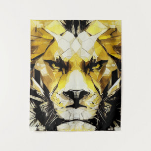 Tapiz León Naturaleza salvaje Espíritu libre Pintura de 