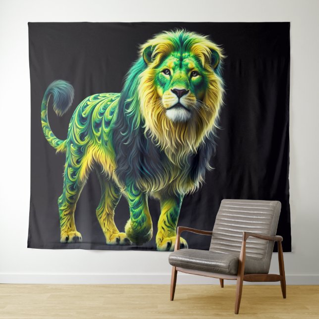 Tapiz León verde (In situ (horizontal))