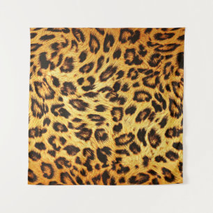 Tapiz Leopard de moda: Patrón de diseño de piel.