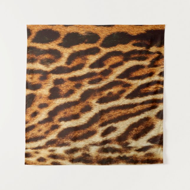Tapiz Leopard fur textures. Animal print (Anverso)