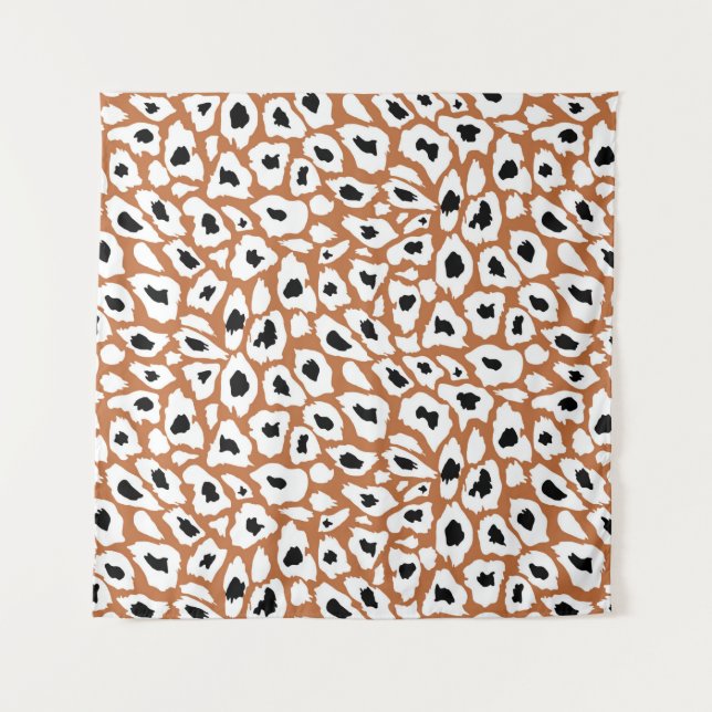 Tapiz Leopard pattern, african animal print design (Anverso)