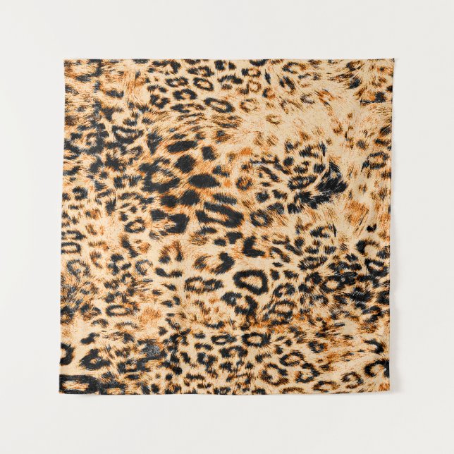 Tapiz Leopard skin texture, leopard pattern (Anverso)
