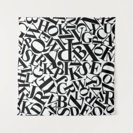 Tapiz Letras de alfabeto