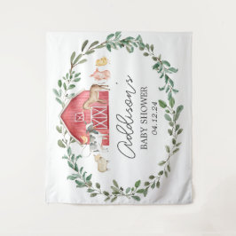 Tapiz Letrero de bienvenida a la granja moderna Póster d