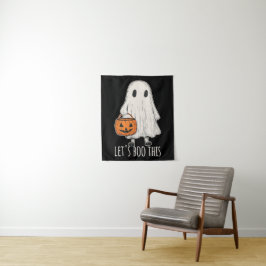Tapiz Let's Boo This Fun Ghost Trick or Treat