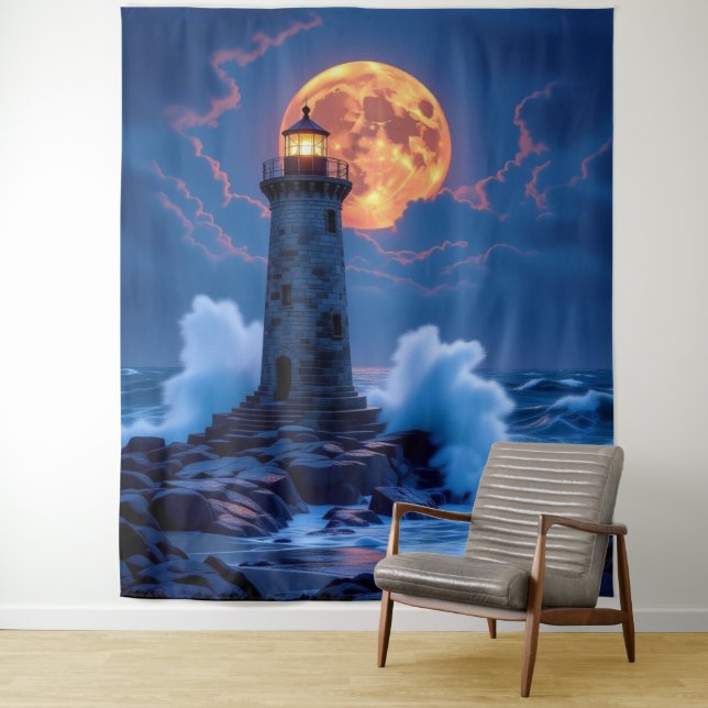 Tapiz Leuchtturm am Rande der Welt (In situ)