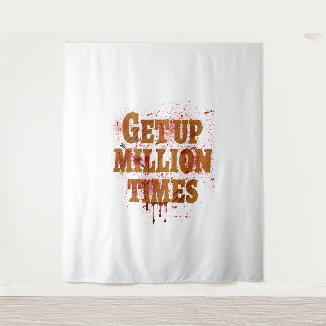 Tapiz Levántate Millón de Veces| Los mejores regalos ins (Anverso)