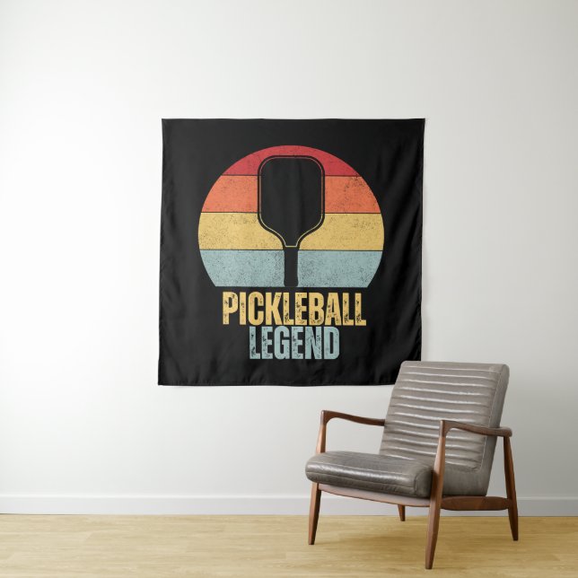 Tapiz Leyenda Divertida de Pickleball (In situ)