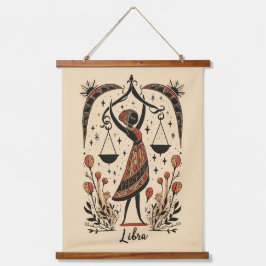 Tapiz Libra Celestial Zodiac Art