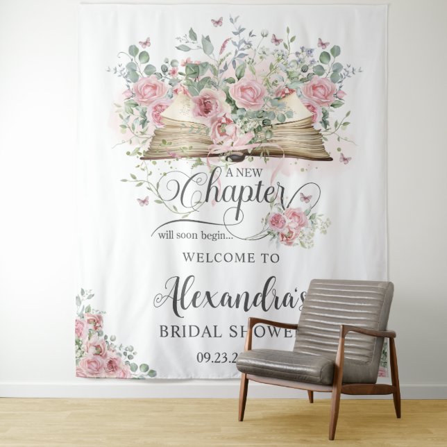 Tapiz Libro de invitados de boda con capítulo abierto de (In situ)