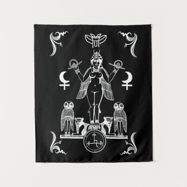 Tapiz Lilith Altar Tapestry (Anverso)