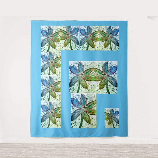 Tapiz Lilium orientalis (Anverso)