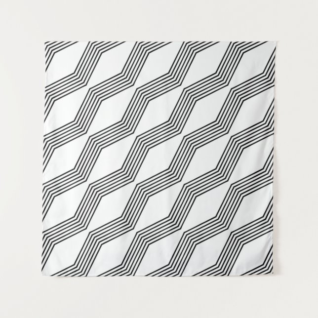 Tapiz Line diagonal stripe angular (Anverso)