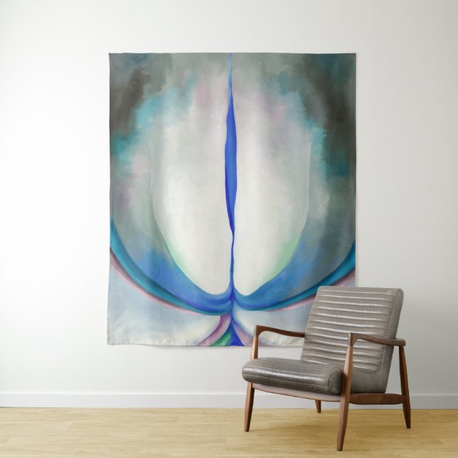 Tapiz Línea Azul | Georgia O'Keeffe | (In situ)